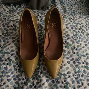 Vince Camuto Kain Nude Patent Pointy Toe Pump